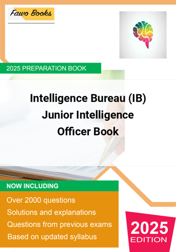 Additional image of Intelligence Bureau IB Junior Intelligence Officer Preparation Book