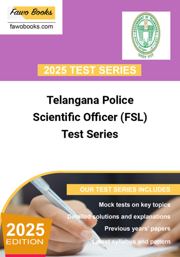 Additional image of Telangana Police Scientific Officer FSL Test Series