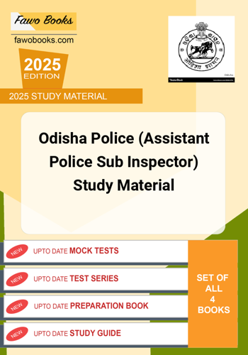 Additional image of Odisha Police Assistant Police Sub Inspector Study Material