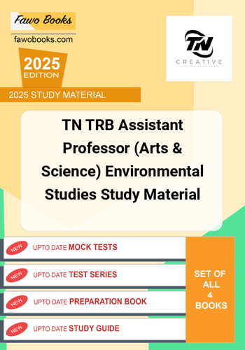 Additional image of TN TRB Assistant Professor Arts & Science Environmental Studies Study Material