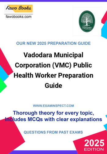 Additional image of Vadodara Municipal Corporation VMC Public Health Worker Preparation Guide