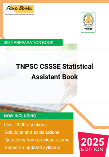 Additional image of TNPSC CSSSE Statistical Assistant Preparation Book