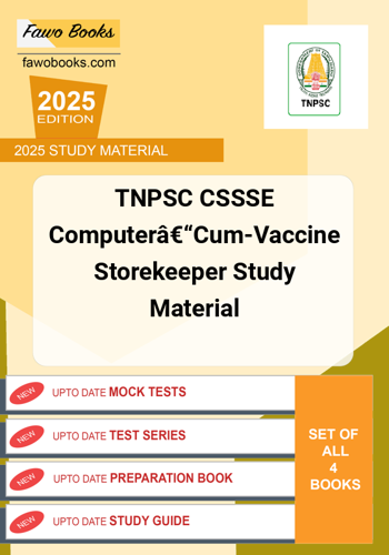 Additional image of TNPSC CSSSE Computerâ€CumVaccine Storekeeper Study Material