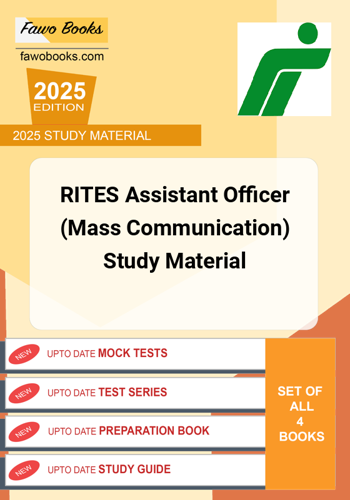 Additional image of RITES Assistant Officer Mass Communication Study Material