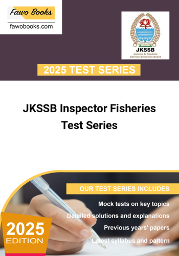 Additional image of JKSSB Inspector Fisheries Test Series