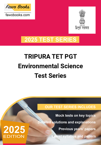 Additional image of TRIPURA TET PGT Environmental Science Test Series