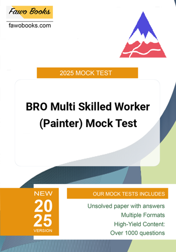 Additional image of BRO Multi Skilled Worker Painter Mock Test