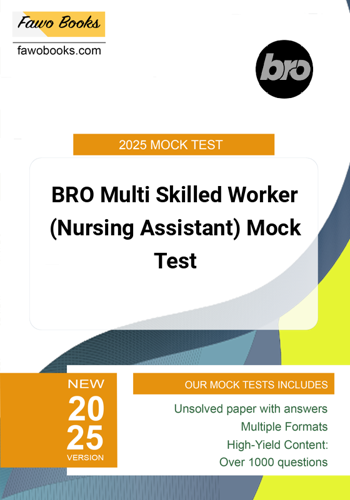 Additional image of BRO Multi Skilled Worker Nursing Assistant Mock Test