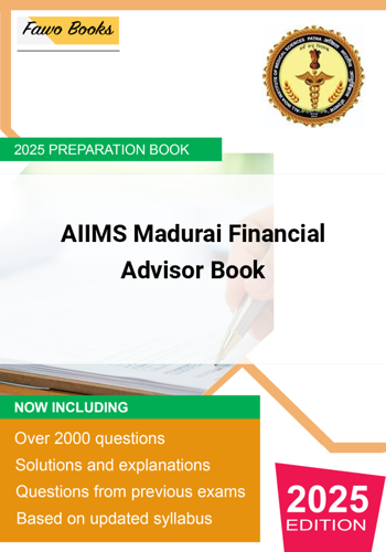 Additional image of AIIMS Madurai Financial Advisor Preparation Book