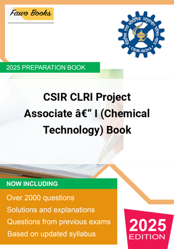Additional image of CSIR CLRI Project Associate â€ I Chemical Technology Preparation Book