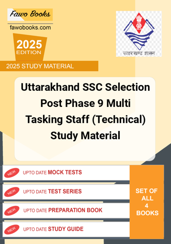 Additional image of Uttarakhand SSC Selection Post Phase 9 Multi Tasking Staff Technical Study Material