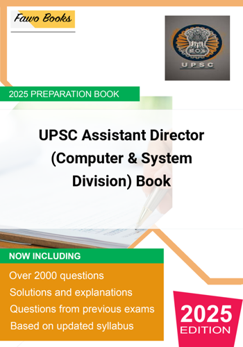 Additional image of UPSC Assistant Director Computer & System Division Preparation Book