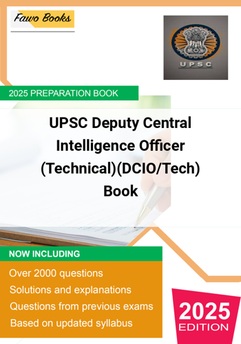 UPSC Deputy Central Intelligence Officer TechnicalDCIOTech Preparation Book
