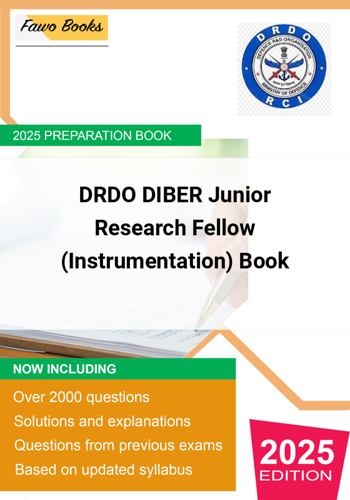 Additional image of DRDO DIBER Junior Research Fellow Instrumentation Preparation Book