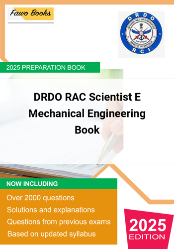 Additional image of DRDO RAC Scientist E Mechanical Engineering Preparation Book