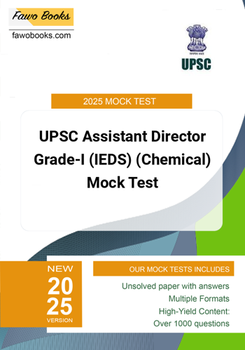 Additional image of UPSC Assistant Director GradeI IEDS Chemical Mock Test