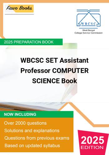 Additional image of WBCSC SET Assistant Professor COMPUTER SCIENCE Preparation Book