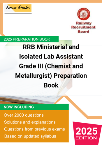 RRB Ministerial and Isolated Lab Assistant Grade III Chemist and Metallurgist Preparation Book