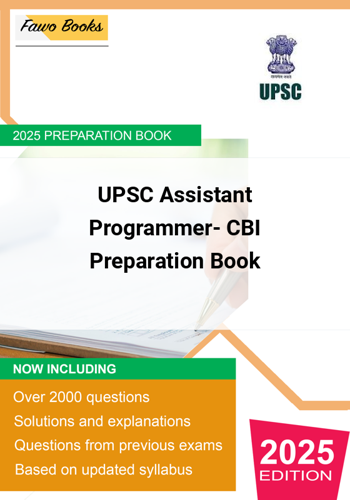 Additional image of UPSC Assistant Programmer CBI Preparation Book