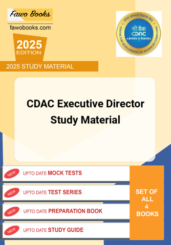 Additional image of CDAC Executive Director Study Material