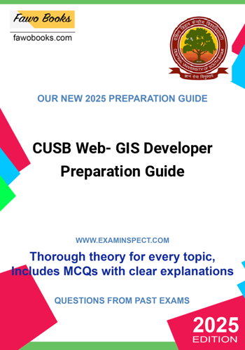 Additional image of CUSB Web GIS Developer Preparation Guide