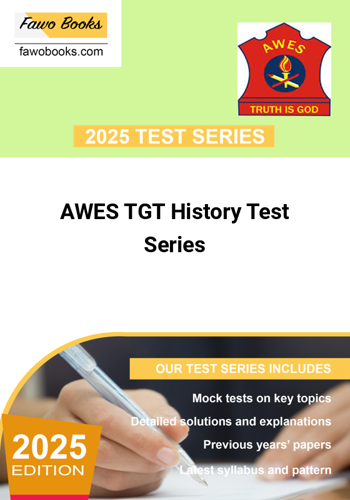 Additional image of AWES TGT History Test Series