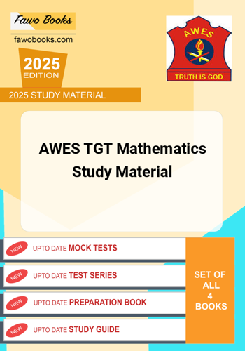 Additional image of AWES TGT Mathematics Study Material