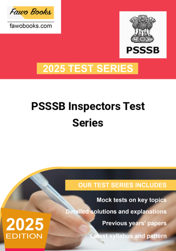 Additional image of PSSSB Inspectors Test Series