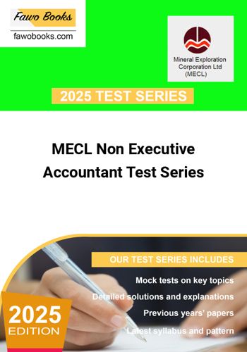 Additional image of MECL Non Executive Accountant Test Series