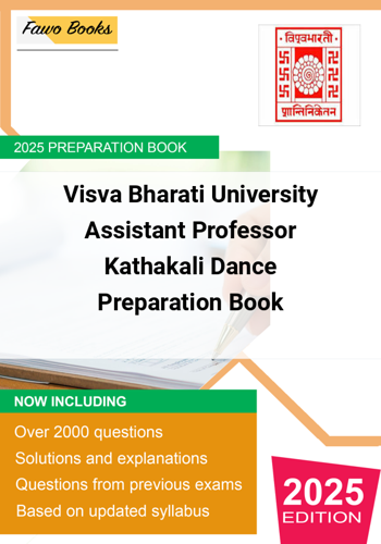 Additional image of Visva Bharati University Assistant Professor Kathakali Dance Preparation Book