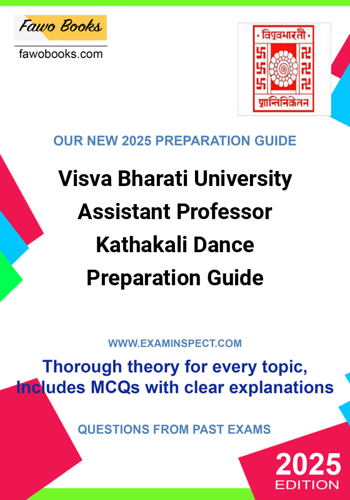 Additional image of Visva Bharati University Assistant Professor Kathakali Dance Preparation Guide