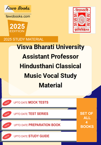 Additional image of Visva Bharati University Assistant Professor Hindusthani Classical Music Vocal Study Material