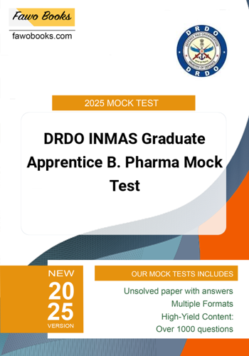 Additional image of DRDO INMAS Graduate Apprentice B Pharma Mock Test