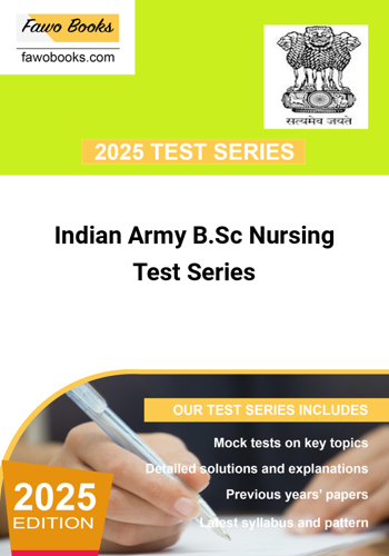 Additional image of Indian Army BSc Nursing Test Series