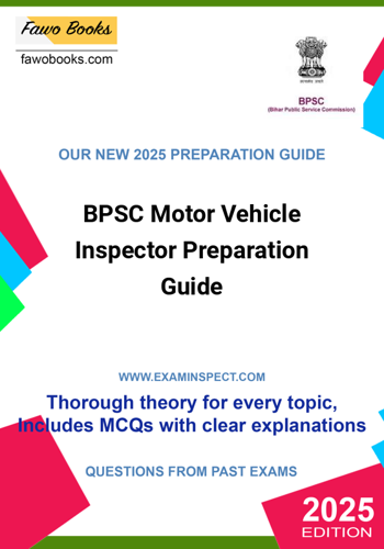 Additional image of BPSC Motor Vehicle Inspector Preparation Guide