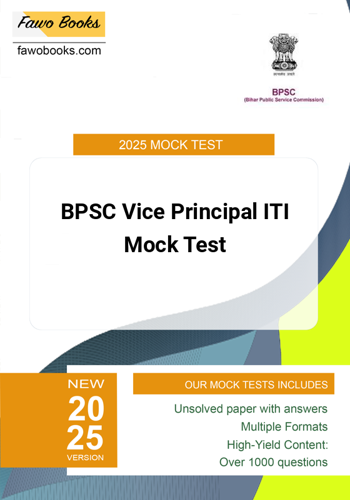 Additional image of BPSC Vice Principal ITI Mock Test