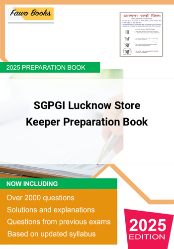 Additional image of SGPGI Lucknow Store Keeper Preparation Book