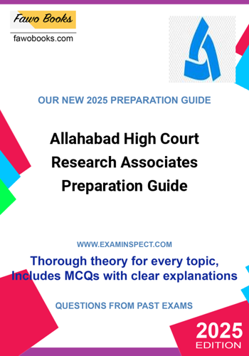 Additional image of Allahabad High Court Research Associates Preparation Guide