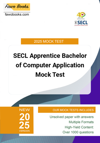 Additional image of SECL Apprentice Bachelor of Computer Application Mock Test