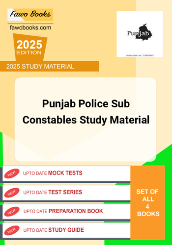 Additional image of Punjab Police Sub Constables Study Material