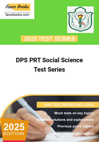 Additional image of DPS PRT Social Science Test Series
