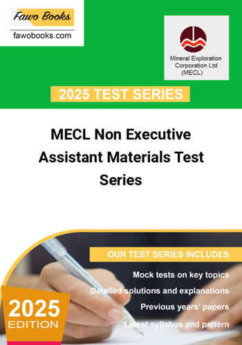 Additional image of MECL Non Executive Assistant Materials Test Series
