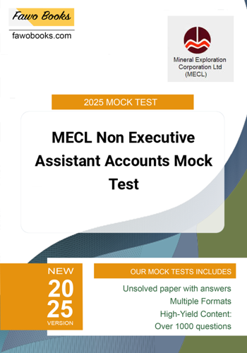 Additional image of MECL Non Executive Assistant Accounts Mock Test