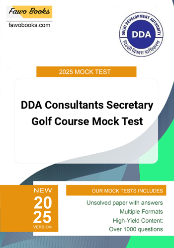Additional image of DDA Consultants Secretary Golf Course Mock Test