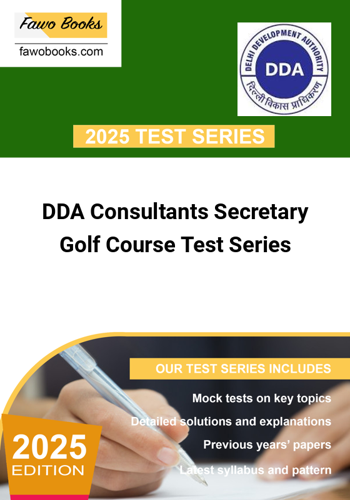 Additional image of DDA Consultants Secretary Golf Course Test Series