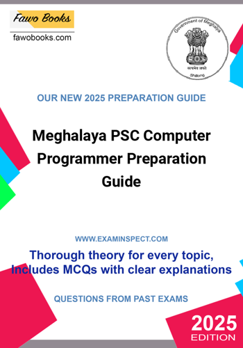 Additional image of Meghalaya PSC Computer Programmer Preparation Guide