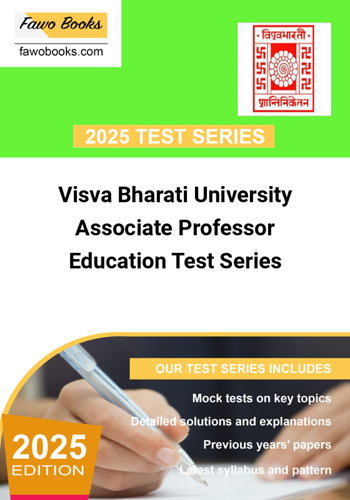 Additional image of Visva Bharati University Associate Professor Education Test Series