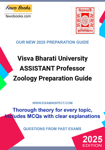Additional image of Visva Bharati University ASSISTANT Professor Zoology Preparation Guide