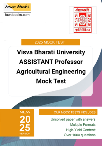 Additional image of Visva Bharati University ASSISTANT Professor Agricultural Engineering Mock Test