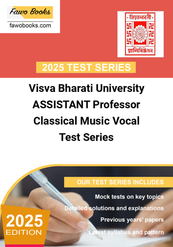 Additional image of Visva Bharati University ASSISTANT Professor Classical Music Vocal Test Series